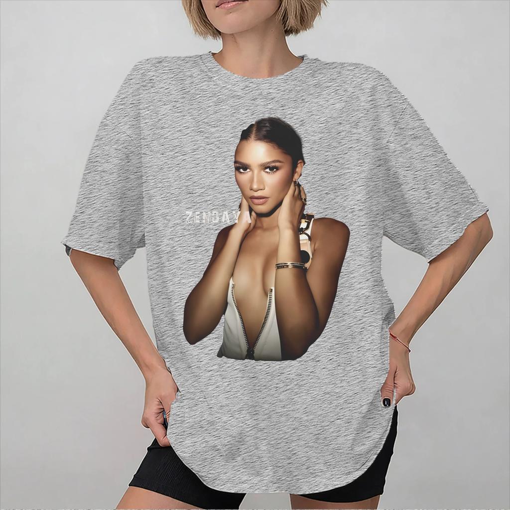Unisex Women Graphic Ruby Rue Zendaya T Shirt Tee Pure Cotton Tshirts Clothes