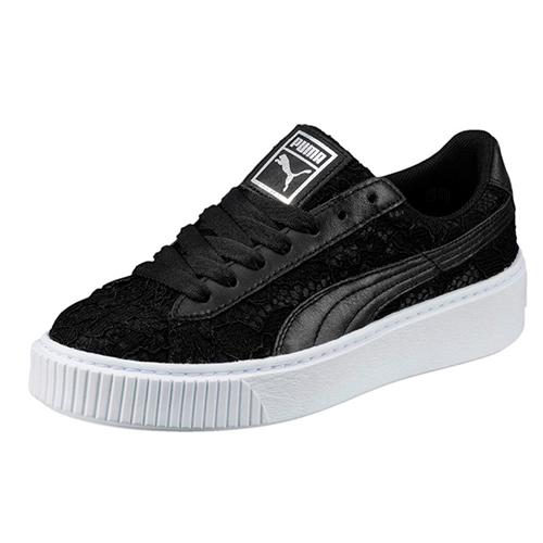 PUMA Basket Platform Fo Black Womens 364091-02