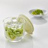 HARIO Glass Overnight Pickler S Pickle Container Multi White GTK-S-OW