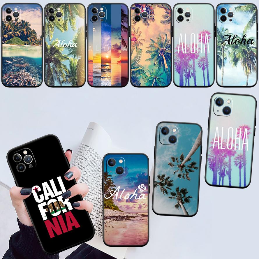NH8 Beach Aloha Tree Summer Case for Motorola Edge 60 60s 70 G86 G56 G54 E14 G04S G45 G54 G64 S30 S50 X30 X40 X50 Pro Power