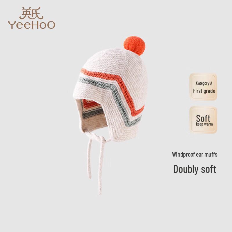 

Детская шапка-ушанка YEEHOO из овечьей шерсти 48CM