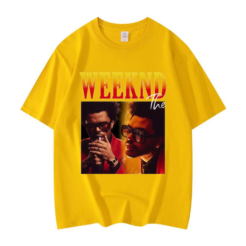 Rapper The Weeknd Graphic T Shirts Unisex Women Clothing Hip Hop Fashion Short Sleeve T Shirt High Quality Cotton Oversized Tshirt