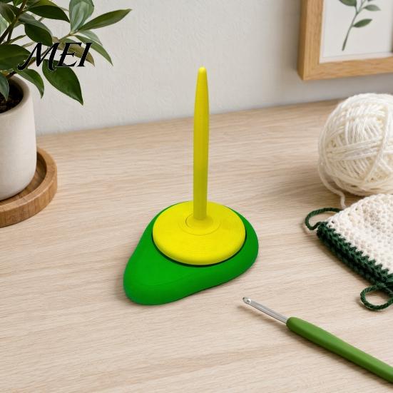 Multi-type Yarn Holder Avocado Holder, 3D Printed Spinner, Fits All Smooth Flow Tool Types, Rotating for Crocheting Knitting Winder Accessory