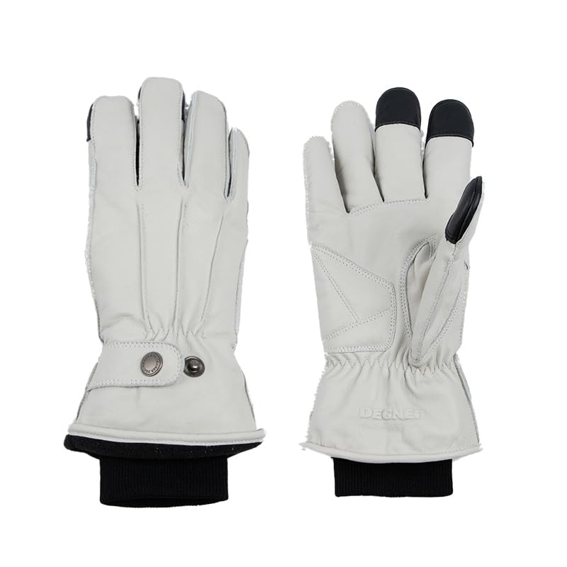 

DEGNER WINNTER GLOVE Winter Gloves for Waterproof and Comfortable and Motorcycles, Breathable, Warm, Ivory, WG-34 (L)