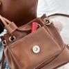 This year, it is popular, fashionable, retro commuter texture backpack, new trendy and versatile Korean version casual shoulder bag.