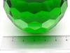 Crystal Glass Apple Feng Shui 60mm Green [KKD] Figurine, Suncatcher,