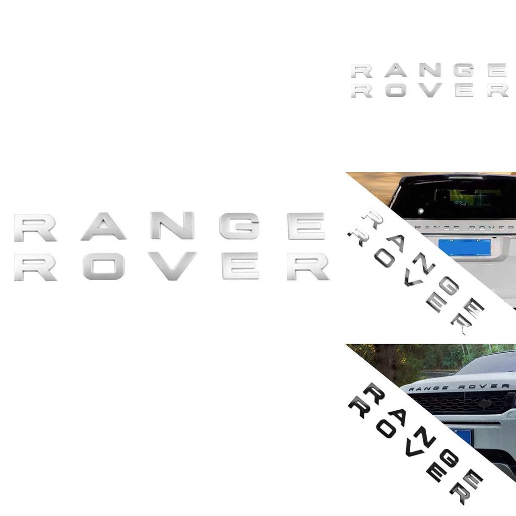 Emblema Veicolo Range Rover Con Superficie a Specchio Per Decorazione Esterna Auto