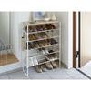 Yamazaki Home Étagère à Chaussures de 5 Niveaux de Chaussures Porte-Chaussures blanc 66,0 x 87,0 x 25,0 cm