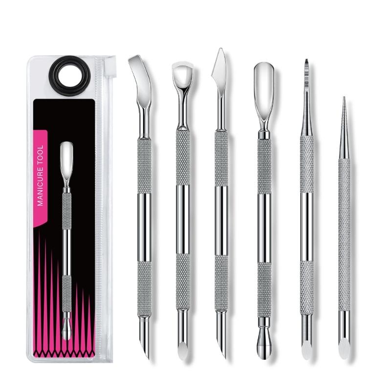 Nail Cuticle Pusher Cuticle Remover Cuticle Trimmer Nail Cleaner Duals Sided Manicure Pedicure Tool Nail Dotting Pen