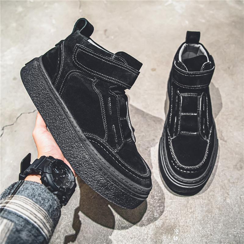 Nové pánské boty Vysoce kvalitní podzimní a zimní boty na skateboarding Vysoký top Pohodlné boty Trendy Retro boty pro volný čas s měkkou podrážkou