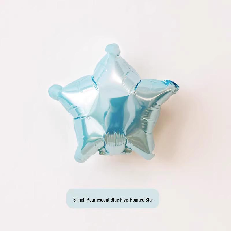 Five-Pointed Star Aluminum Foil Balloon for Birthday and Graduation Decorations