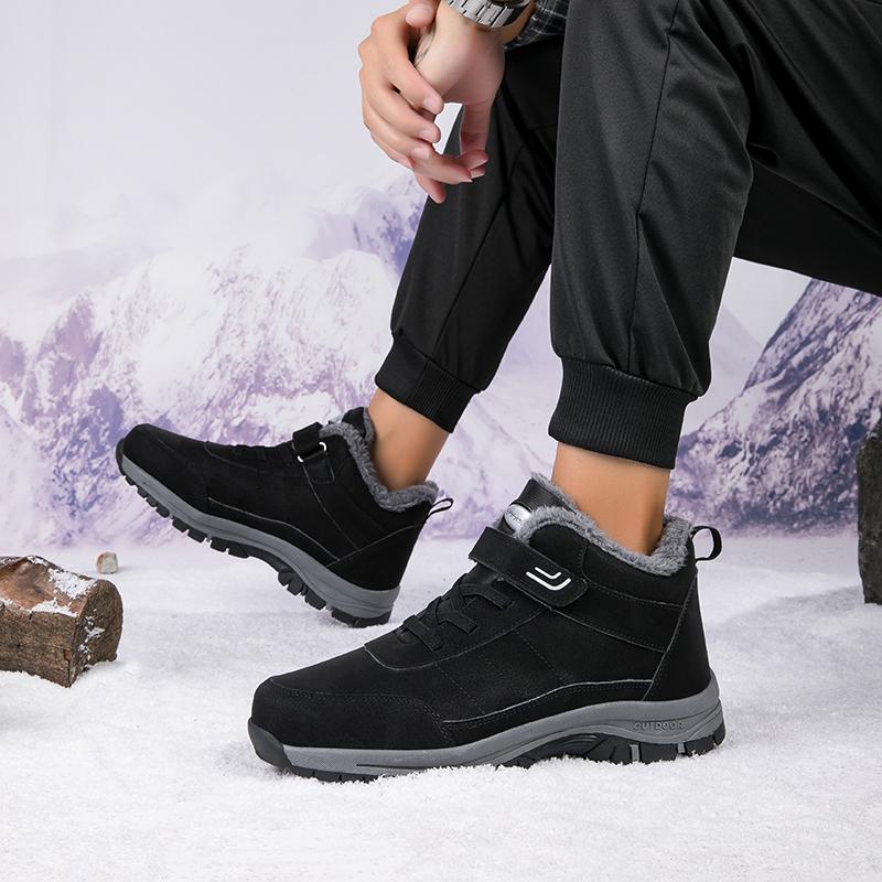 Autumn and Winter New Men's Shoes Popular Leather Upper Comfortable Anti Slip Shoes Walking and Jogging Sports Shoes Men's Shoes