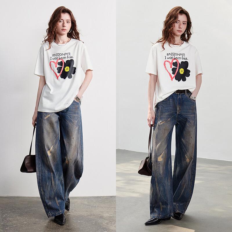 Women's Lyocell Cotton Blend Graphic Tee