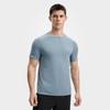 Fila Fitness Fashion Simple Sports Casual Versatile Cool Breathable Stretch Round Neck Short Sleeve T-Shirt Men Tops Navy-Blue A11M531105FLB