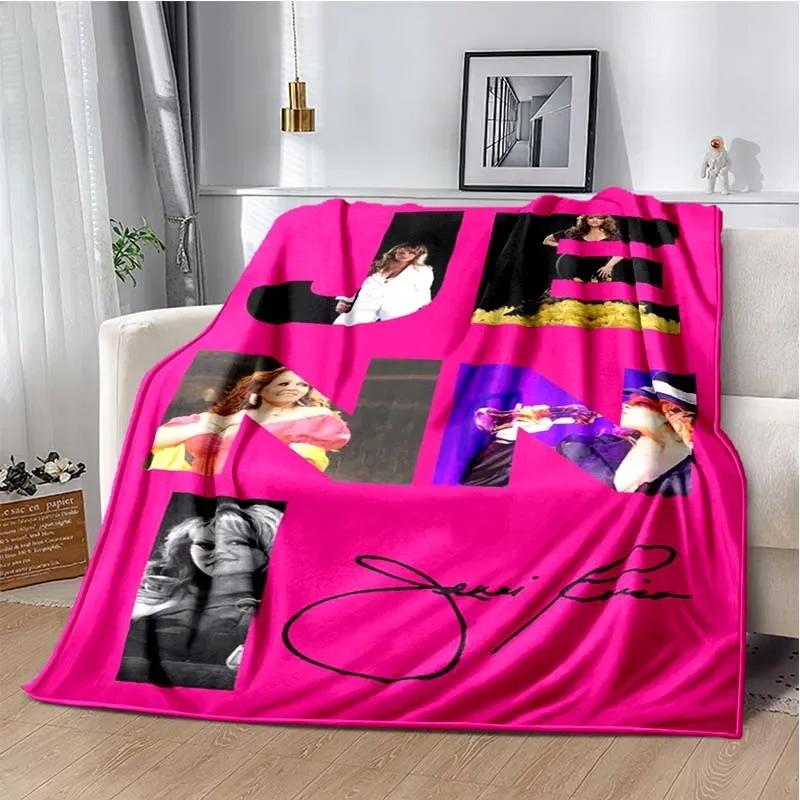 Classic Latin Singer Jenni Rivera Printed Blanket Fanart Flannel Blanket Fashion Soft Warm Blanket Home Daybed Picnic Blanket
