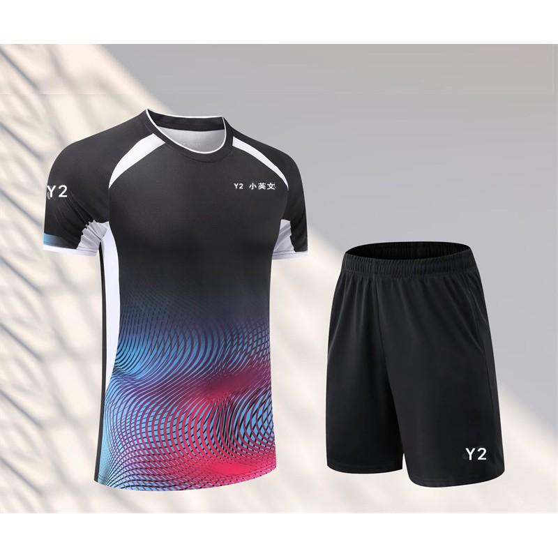 Unisex Badminton Shirt Men Women Kids Quick Dry Training Competition Top Breathable Sportswear