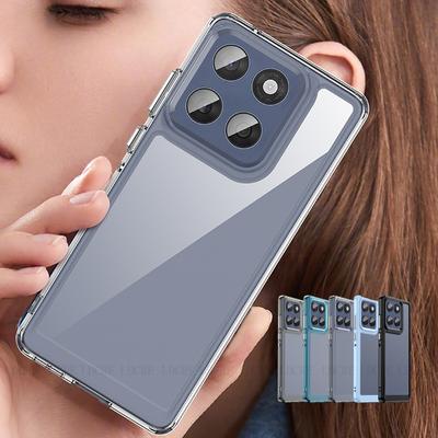 Für Moto Edge 60 Fusion Hülle Abdeckung Motorola Moto Edge 60 Fusion Capa Neue Handy Rückseite Klar Transparent Fundas Moto Edge 60 Fusion