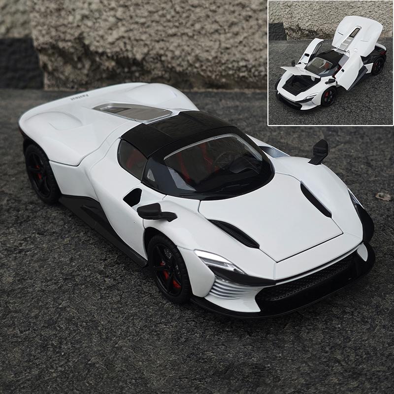 1:22 Daytona Sp3 Supercar Legering Auto Diecasts & Speelgoed Voertuigen Metalen Speelgoed Auto Model Geluid En Licht Collectie Kinder Speelgoed