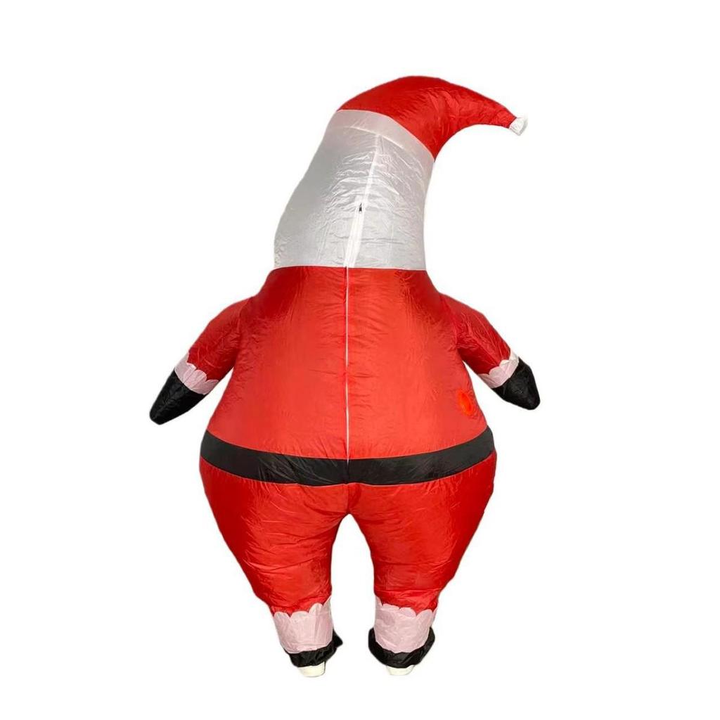 Cross-border Christmas Santa Inflatable Costume – Holiday Party Mascot Outfit