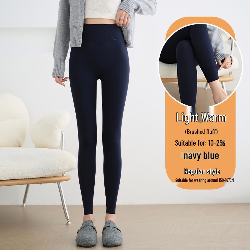 

High-Waisted Tummy-Control Velvet Yoga Pants - Women s 2025 Slimming Warm Base Layer XL