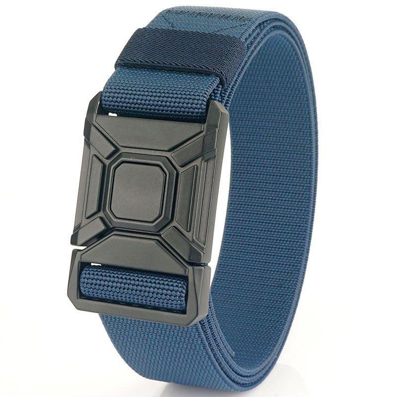 Nylon Tactical Belt with Automatic Buckle for Outdoor Work and Military Training