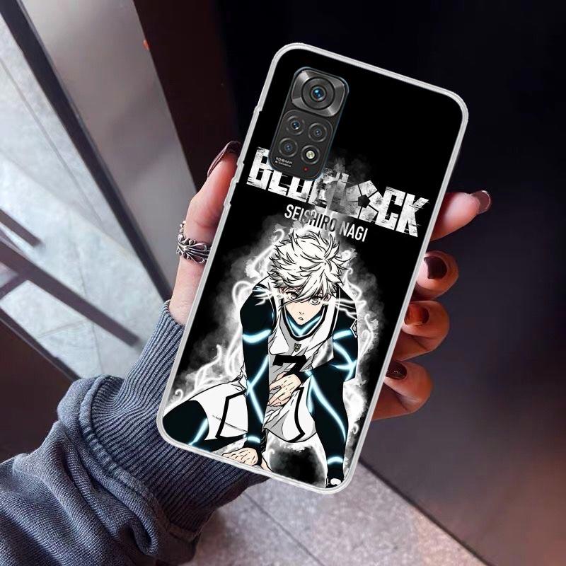 Blue Lock Nagi Seishiro Phone Case For Xiaomi Redmi Note 10 11 12 13 14 15 Pro Plus 11S 12S 14S 11T 11E 10S Soft TPU Back Cover