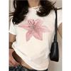 New Womens Casual Printed Crew Neck Short Sleeve TShirt Comfortable and Stylish Harajuku Street Style Top Women Cotton Clothing