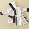 Completo da Boxe per Fotografia di Neonati Delicato sulla Pelle Chiusure Sicure Costume per Celebrazione dei 100 Giorni del Neonato