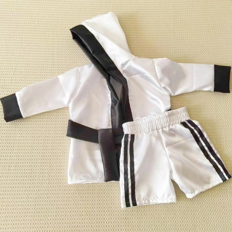 Completo da Boxe per Fotografia di Neonati Delicato sulla Pelle Chiusure Sicure Costume per Celebrazione dei 100 Giorni del Neonato