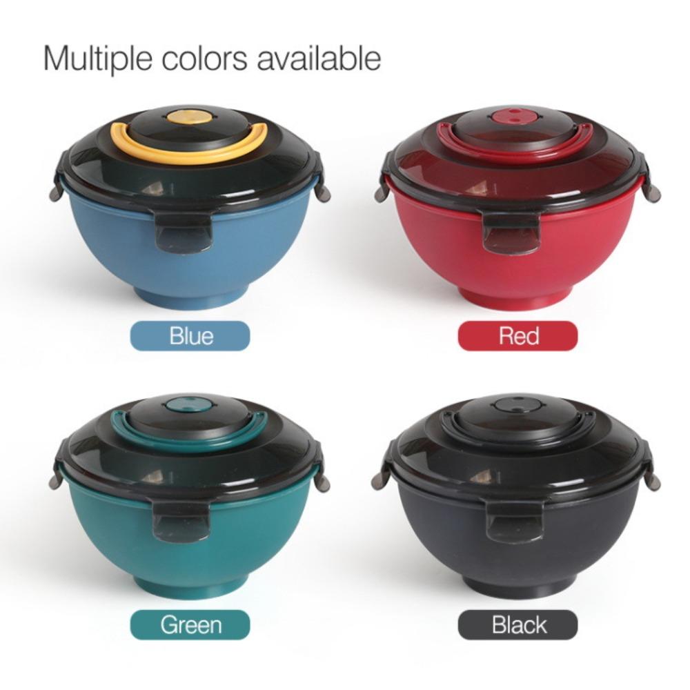 With Dome Lid Dormitory Instant Noodle Bowl Sealed Soup Bowl Household Ramen Bowl  Student