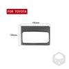 For Toyota 4runner 2010- Carbon Fiber Rear Central Air Vent Panel Trim Frame Car Accessories Interior Decorative Stickers
