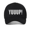 Funny Adult YUUUP! Print letters Baseball cap High Quality Men Women Cotton summer mesh trucker hat Bone Garros