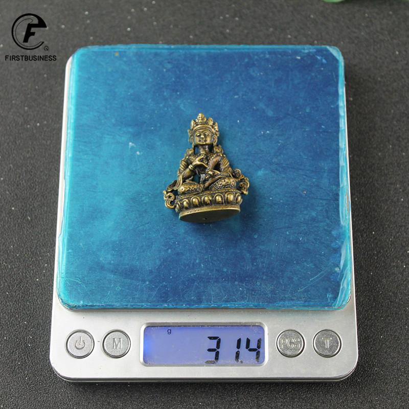 Antique Brass Buddha Nepal Statue Home Decorations Craft Accessories for Living Room Copper Tibetan Buddhism Figurines Ornament