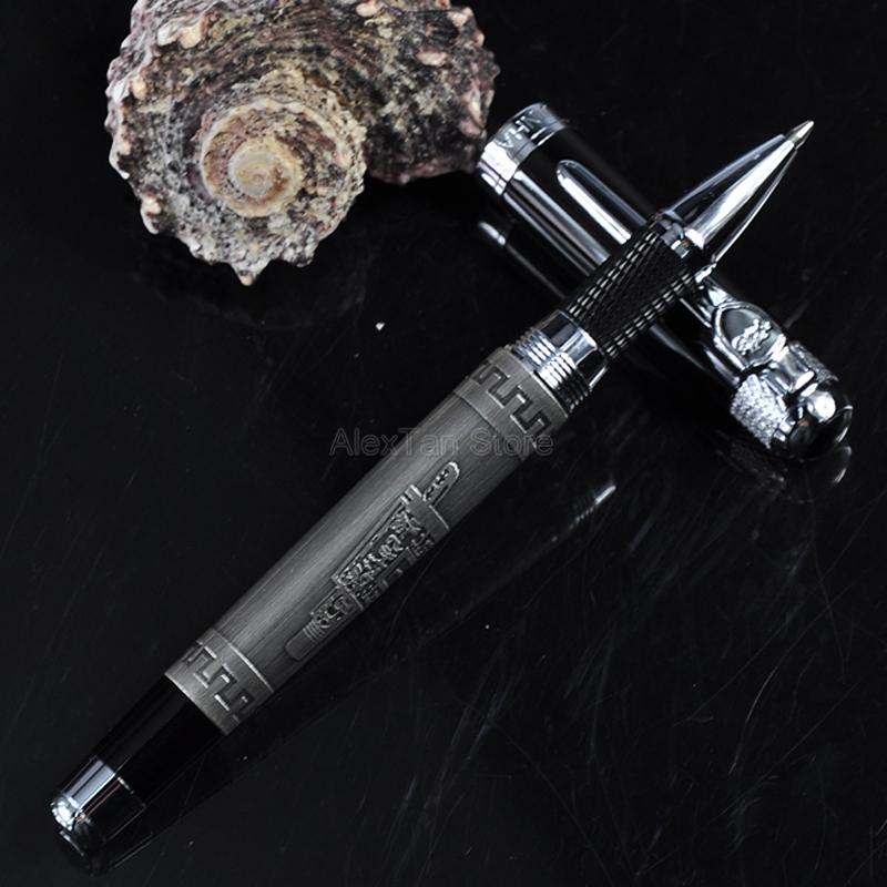 

Wholesale Jinhao Rollerball Pen Nine Tripods Good Faith Cooperation Multicolor For Choice School & Office & Home Gift Pen серый