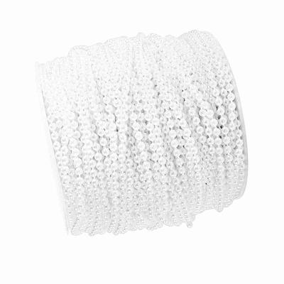50M Roll 3mm Fishing Line Pearls String Beads Chain Garland Wedding Decoration Centerpieces White