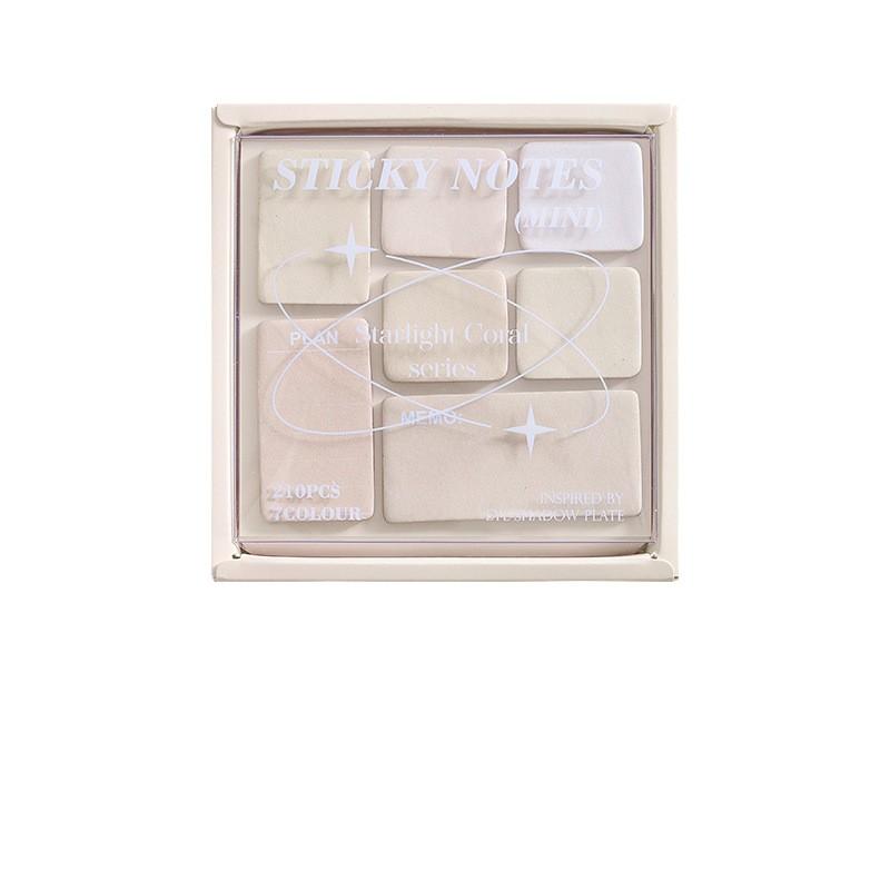 Creative Mini Sticky Note for Student Fashion Gradient Color Notepad Eye Shadow Style Scrapbooking Memo Pad School Supplies