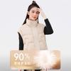 New Women's Vest Down Jacket Vest Liner Short Sleeveless Light and Thin Inner with Autumn and Winter Crew Neck Down Liner