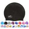 Silicone Swim Caps Swim Cap Adult Silicone Waterproof Unisex Solid Color Pool Diving Cap Long Hair