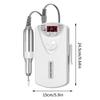 Electric Nail Drill Machine 40000RPM Rechargeable Portable Polishing Tool Kit For Gel Acrylic Nail Art At Home Salon