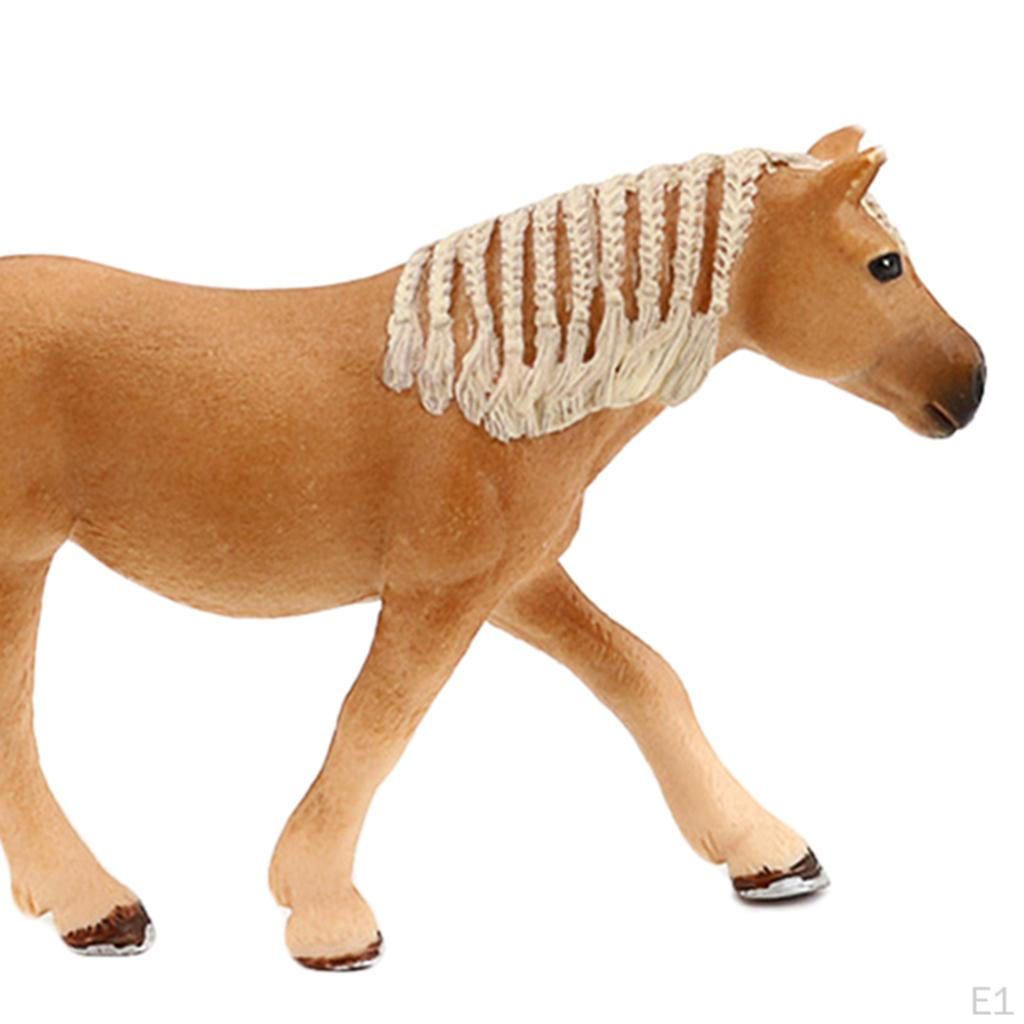 Plastic Animal Figure Competition Horse Figurine Statue for Children