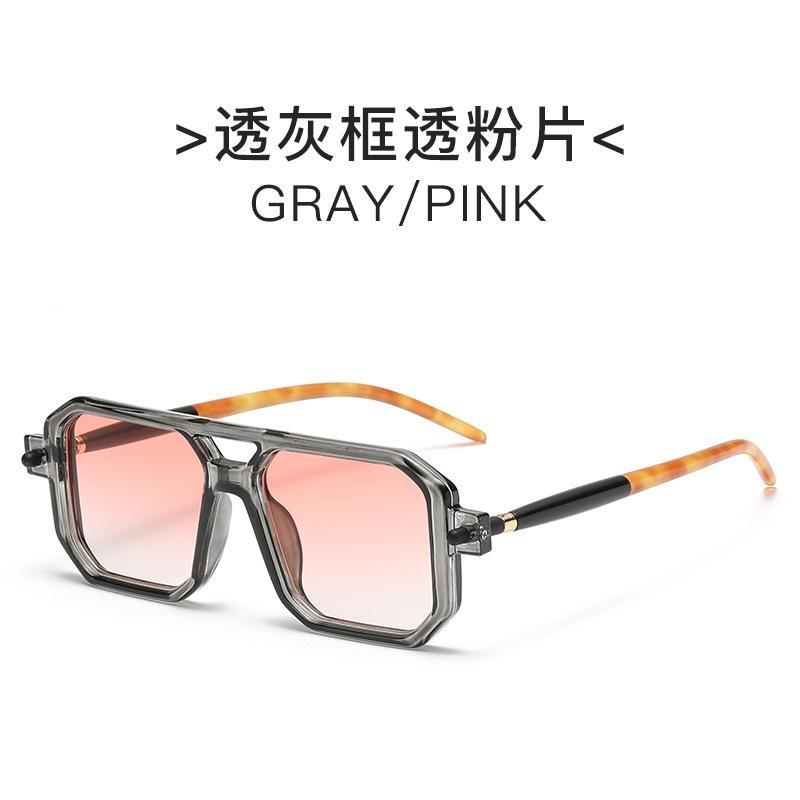 Retro Doppelsteg Damen Sonnenbrille Mode Leopard Sonnenbrille Outdoor Streetwear Shades Herren Shades UV 400 Schutz Augenbrille