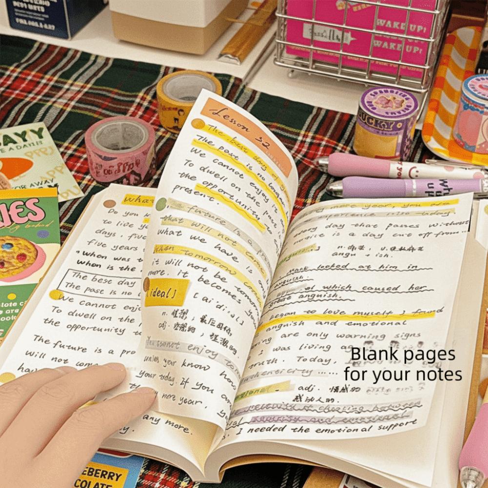 High Appearance Level Blank Notebook Blank Pages Diary Notebook Drafts Writing