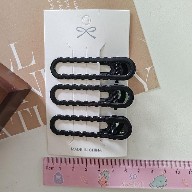 3pc Fashion Colorful Alloy Hair Side Clips for Women Girls Kids Child Hairpin Gift Hair Accessories Headwear Ornament