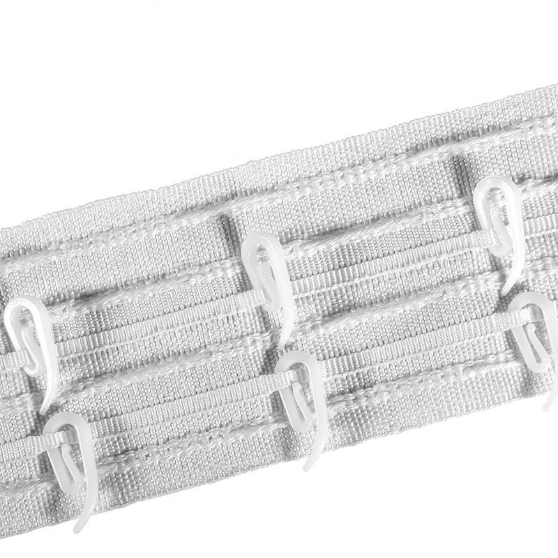 50-200 szt. Haczyki do zawieszania zasłon Kółko Haczyki do zawieszania zasłon okiennych Białe plastikowe haczyki do zasłon do domu biura Akcesoria do zasłon