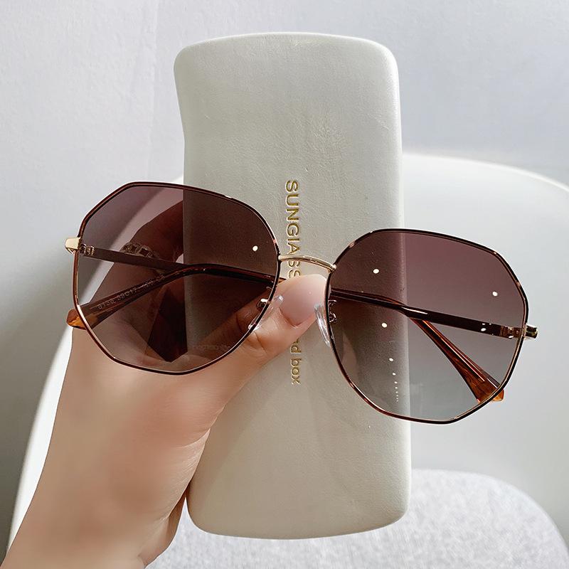 Sunglasses, Women'S Anti-Ultraviolet Strong Light Glasses, High-Quality Sense Of Big Face, Thin High-Definition Polarized Sunglasses