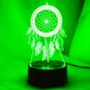 USB Dreamcatcher 3D Night Light Touch Seven Color Gradient Creative Desktop and Bedroom Atmosphere Light Room Decoration Light