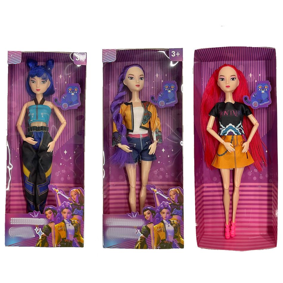 Anime Movie K-POP Demon Hunters Action Figure Rumi Mira Zoey Dolls PVC Vinyl Idols Models Kids Room Decoration Ornaments Toys