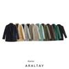 Araltay New Arrival Fashion Style Women's Clothing Fashion All-Match Pure Color Profile Double Breasted Suit Outwear 2753122