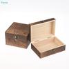 Rustic Wooden Storage Box | Rectangular Keepsake Box with Hinged Lid & Latch for Jewelry & Collectibles