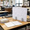 Thickened Student Desk Divider Felt Desk Screen Privacy Panel  for Student Desktops in Classroom